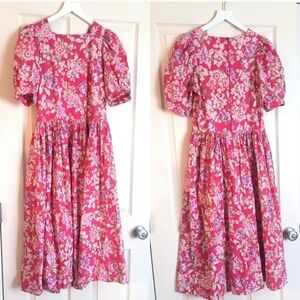 Vintage Laura Ashley Cotton Dress 10